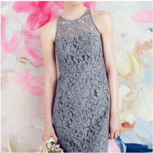 J Crew Lace Overlay Sheath Dress (914)🦄